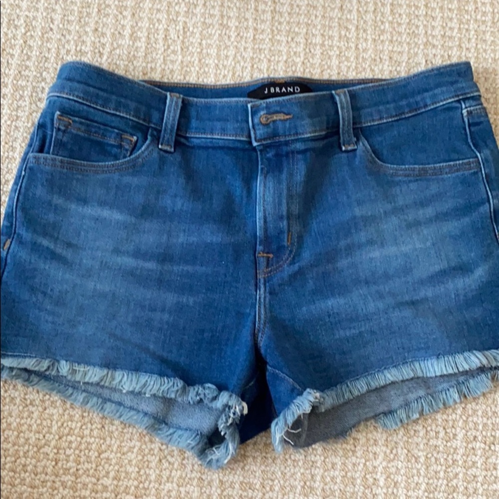 Jean fray shorts